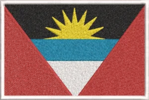Antigua and Barbuda embroidery design