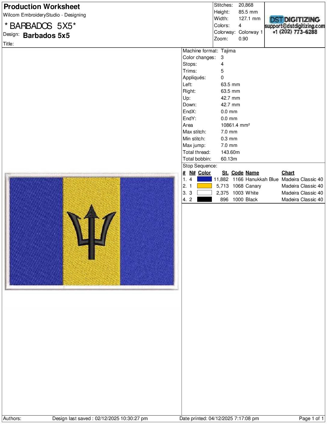 Barbados Flag - Image 2